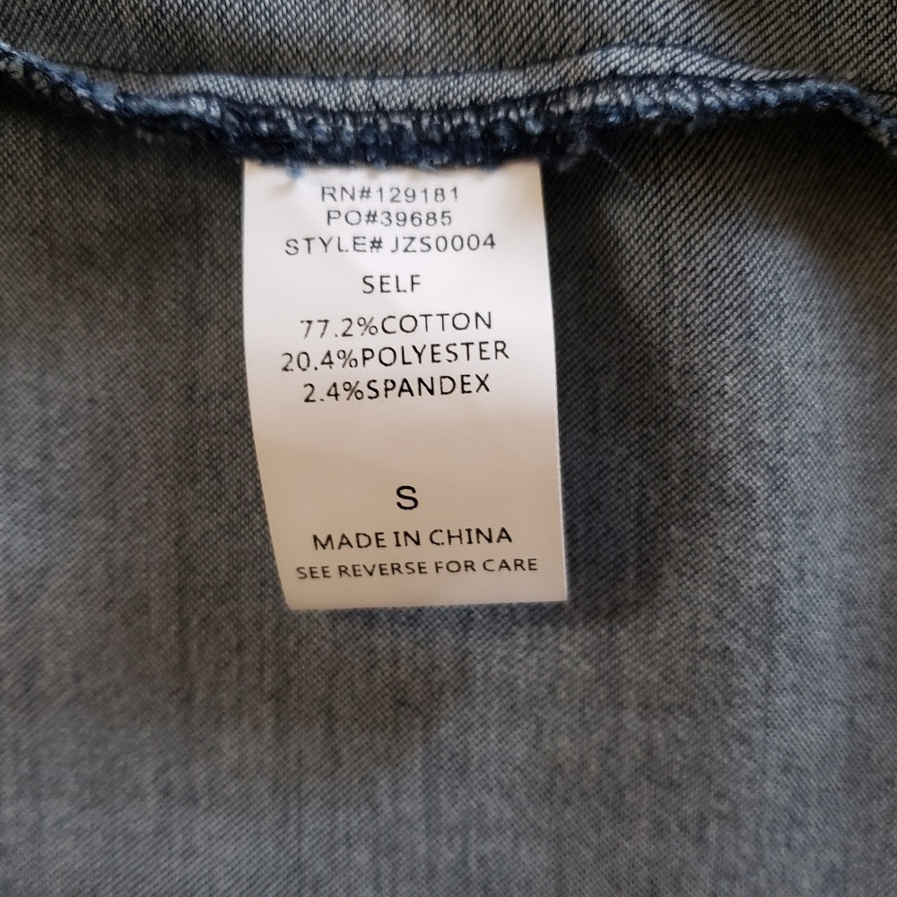 Fashion nova dark wash fitted denim Dress. - Picture 3 of 3